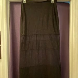 2X Black/Sheer Skirt